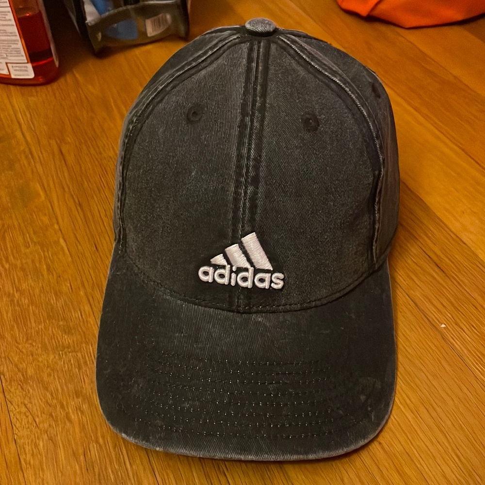 Gray adidas hat